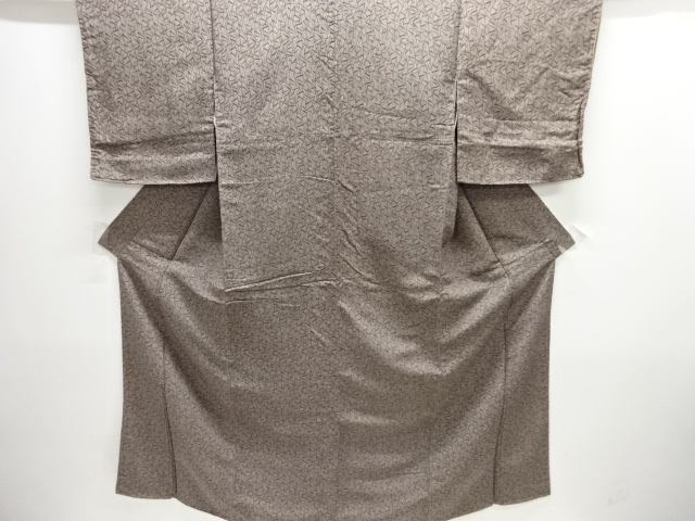 JAPANESE KIMONO / ANTIQUE KIMONO / TAISHO ROMAN STYLE / SILK / WOVEN ABSTRACT